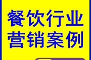 歺饮营销方案(餐饮营销策划方案视频)